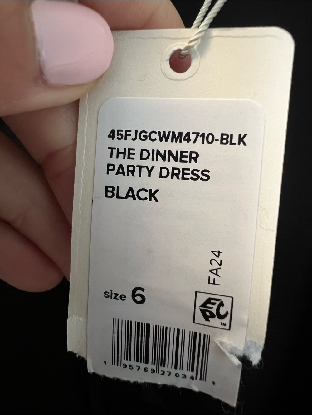 NWT Favorite Daughter the Dinner Party Black Satin Mini Dress - Picture 3 of 6